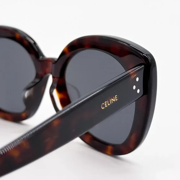 NEW CL40295F 52A CELINE SUNGLASSES HAVANA GREY EYEWEAR display picture 2